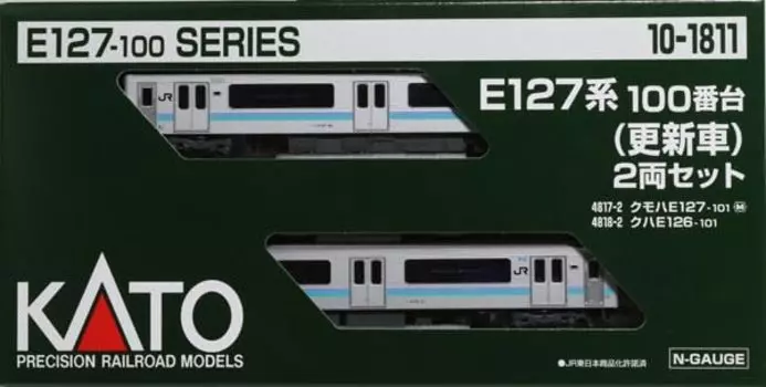 KATO N Gauge E127 Series 100 Series Set Железнодорожная модель поезда (Обновленный автомобиль) 2-вагон 10-1811