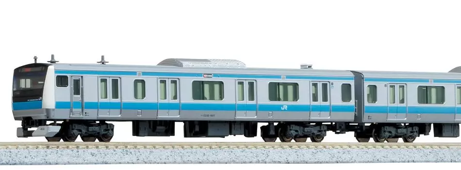KATO N Gauge E233 Series 1000 Series Keihin Tohoku Line Basic Set Железнодорожная модель поезда 3-вагонный 10-1159 серебряный