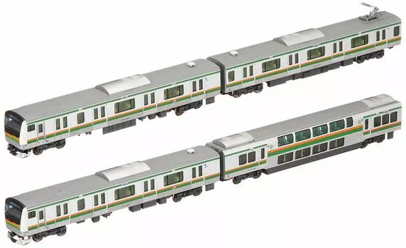 KATO N Gauge E233 Series 3000 Series Tokaido Tokyo Line Basic Set Железнодорожная модель поезда Line/Ueno 4-вагонный 10-1267 белый