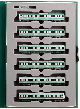 KATO N Gauge E233 Series 7000 Series Saikyo Line Basic Set Железнодорожная модель поезда 6-вагонный 10-1195