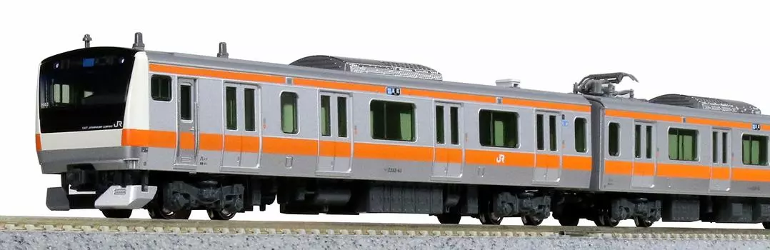KATO N Gauge E233 Series Chuo Line H Formation Set Дополнительный набор для модели поезда из 4 вагонов 10-1622 серебряный