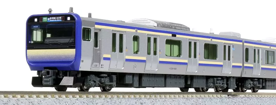 KATO N Gauge E235 Series 1000 Series Rapid Line Базовый набор Железнодорожная модель поезда Yokosuka/Sobu 4-вагонный 10-1702S