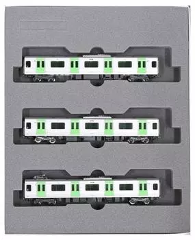 KATO N Gauge E235 Series Yamanote Line Extension Set B 3 Cars 10-1470 Железнодорожная модель поезда серебристого цвета