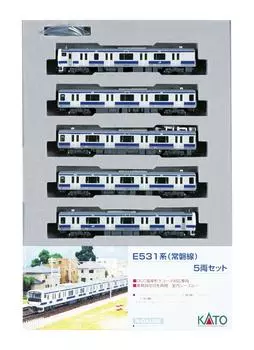 KATO N Gauge E531 Series Joban Line Attached Formation Set Railway Model Train 5-Car 10-283