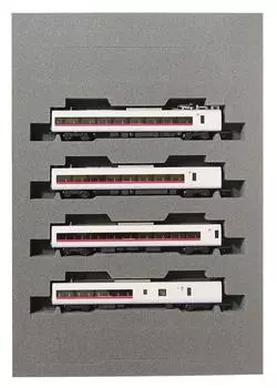 KATO N Gauge E657 Series HitachiTokiwa Additional 4-Car Set 10-1398 Railway Model Train