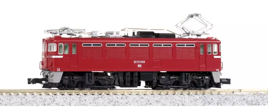 KATO N Gauge ED75 1000 Ранний тип железнодорожной модели электровоза 3075-4 красный