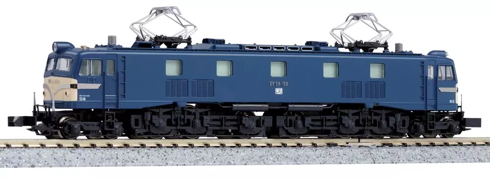 KATO N Gauge EF58 150 Miyahara Engine Area Blue Железнодорожная модель электровоза 3049-2