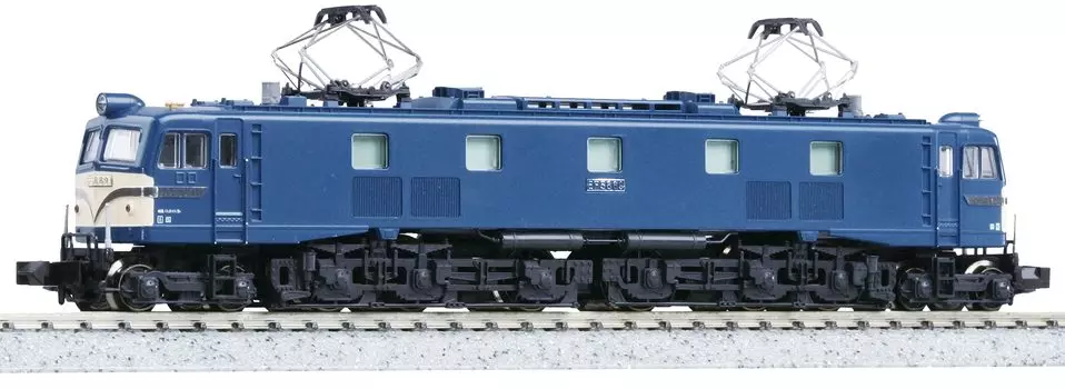 KATO N Gauge EF58 Late Type Large Window Blue Железнодорожная модель электровоза 3020-1 синий