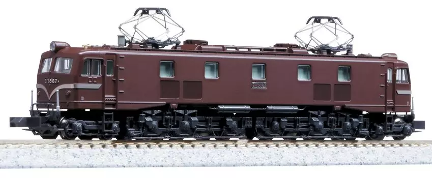 KATO N Gauge EF58 Ранний Тип Большое Окно Коричневый Головной Знак Железнодорожная Модель Электровоз Ласточка/Голубь 3020-4