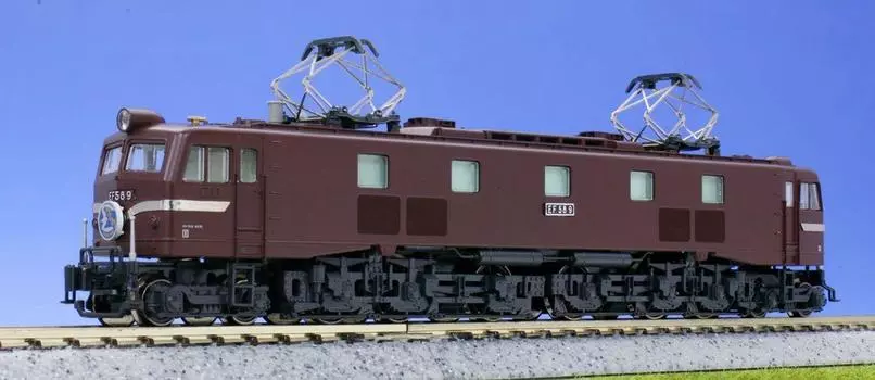 KATO N Gauge EF58 Ранний Тип Малое Окно Brown Seagull Тяговая Машина Железнодорожная Модель Электровоза 3055-1