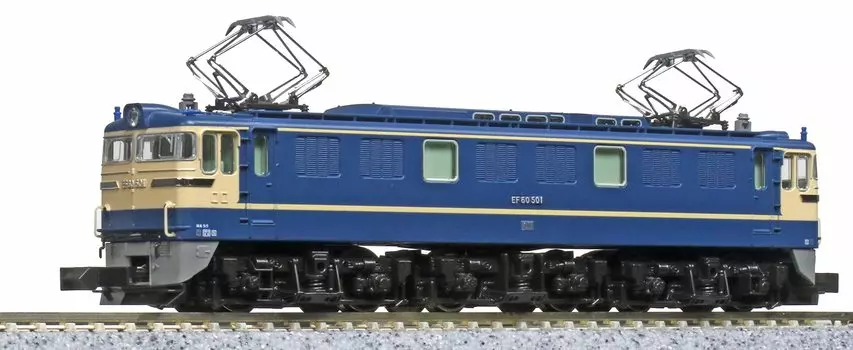 KATO N Gauge EF60 500 Series Limited Express Color Railway Model Electric Locomotiv Blue 3094-4