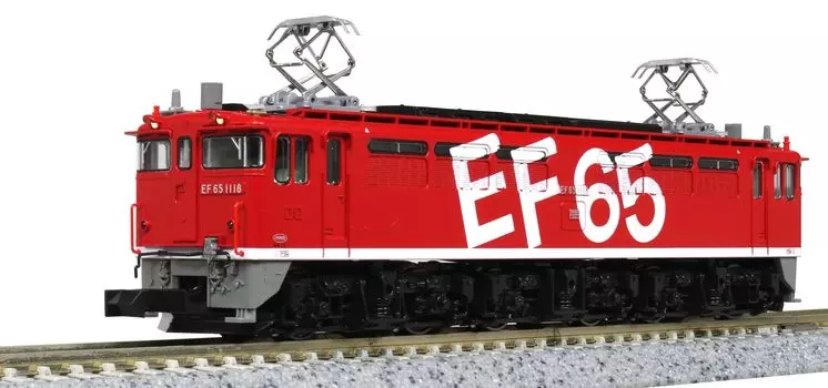 KATO N Gauge EF65 1118 Rainbow Paint Machine Железнодорожная модель электровоза 3061-9