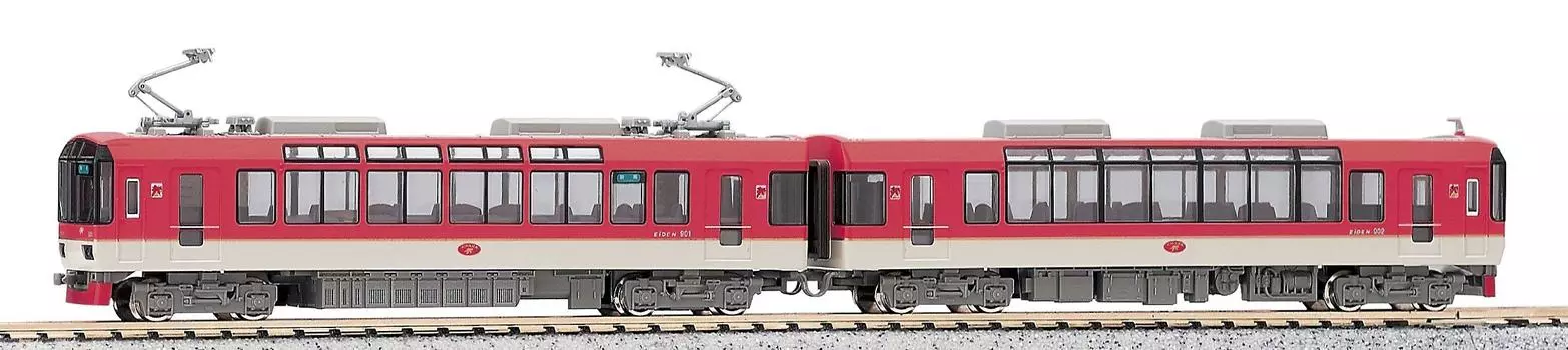 KATO N Gauge Eizan Electric Railway 900 Series Kirara Red Railway Модель поезда 10-411