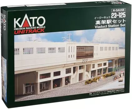KATO N Gauge Elevated Station Set Комплект для железнодорожных моделей 23-125