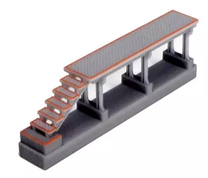 KATO N Gauge Elevating Platform Stairs One Side Railway Model Structure 23-320