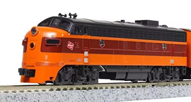 KATO N Gauge FP7A Milwaukee Road Railway Model Diesel Locomotive #95C 17711-3