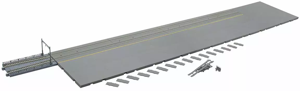 KATO N Gauge Freight Station Plate Basic Set Railway Model Supplies 23-142