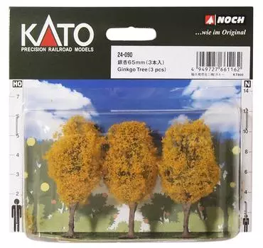 KATO N Gauge Ginkgo 65mm 3 Pieces Diorama Supplies 24-090