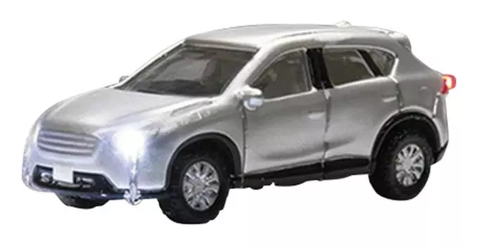 KATO N Gauge Just Plug SUV Car Silver 24-680B Diorama Supplies