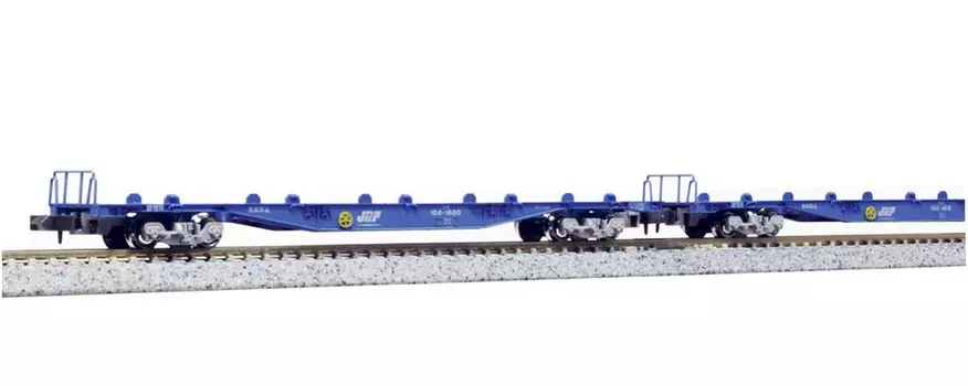 KATO N Gauge Koki104 No Container Loaded Set Железнодорожная модель грузового вагона 2-вагонный 10-1421 синий