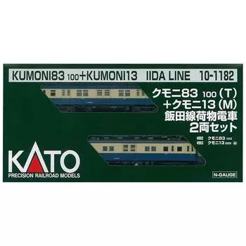 KATO N gauge Kumoni 83100 + Kumoni 13 Iida Line luggage train 2 car set 10-1182 model railway train