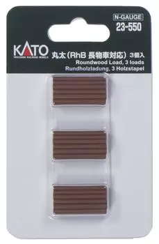 KATO N gauge log RhB long car compatible 3 pieces Railway model supplies 23-550