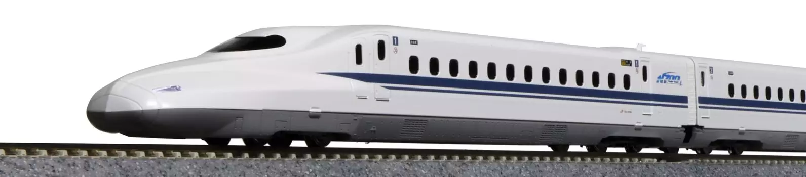 KATO N gauge N700 series 2000 series basic set Железнодорожная модель поезда 8-вагонная 10-1817