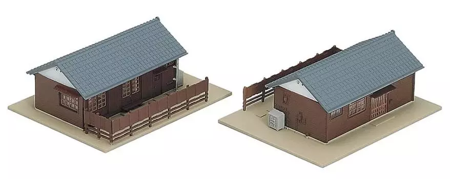 KATO N Gauge Railway Official Building 2 Houses Completed Product 23-235 Railway Model Supplies