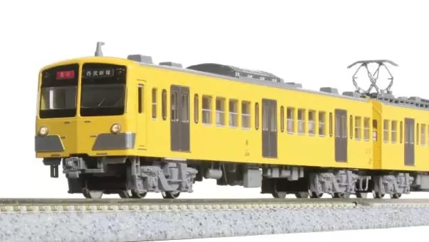 KATO N Gauge Seibu Railway New 101 Series New Paint Color Addition Set Модель поезда Железнодорожный поезд Желтый 4-вагонный 10-1752