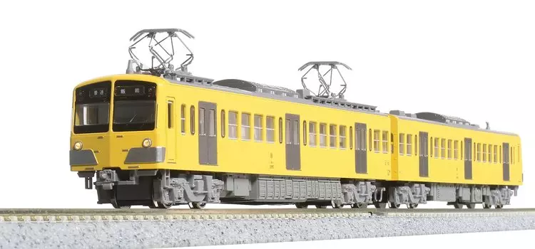 KATO N Gauge Seibu Railway New 101 Series New Paint Color Lead Car Set Railway Model Train Yellow 2-Car 10-1753 жёлтый