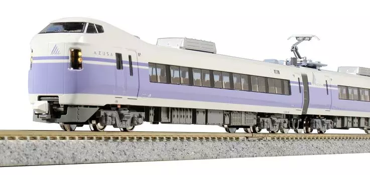 KATO N gauge серии E351 Super Azusa набор железнодорожных моделей поездов Purple 4-вагонный дополнительный модуль 10-1343 фиолетовый