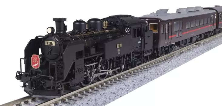 KATO N gauge серия C11 серия 500 Зимний комплект Специальный проектный продукт Железнодорожная модель Паровоз 171+14 SL Wetland 6-вагонный 10-1958