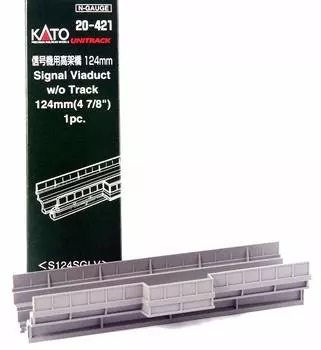 KATO N Gauge Сигнальный виадук 124 мм Безрельсовый Железнодорожный Модели Принадлежности 20-421