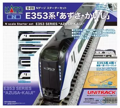 KATO N Gauge Starter Set E353 Series Train Model Introduction Set Azusa/Kaiji 10-028