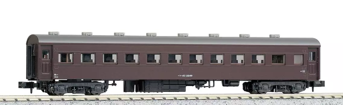 KATO N Gauge Suha43 Brown Железнодорожная модель пассажирского вагона 5133-1 чёрный