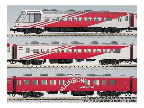 KATO N Gauge Super Express Rainbow 7-вагонный набор 10-306 модель пассажирского вагона железной дороги