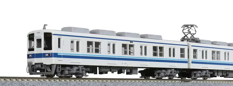 KATO N Gauge Tobu Railway 8000 Series Late Updated Car Tojo Line Set Railway Model Train 8-Car 10-1650