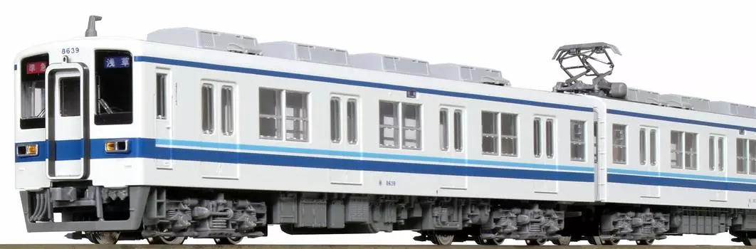 KATO N Gauge Tobu Railway 8000 Series Updated Car Top Car Addition Set Railway Model Train 2-Car 10-1649 белый