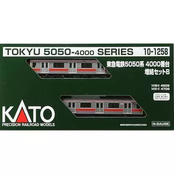 KATO N gauge Tokyu Corporation 5050 series 4000 series Addition B 2 car set 10-1258 model railway train