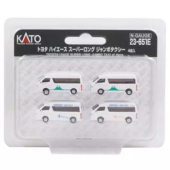 KATO N gauge toyota hiace super long jumbo taxi 4 units included 23-651E diorama supplies