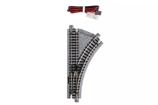 KATO N Gauge Unitrac Compact Electric Point Right Railway Model Supplies R150-45° 20-241