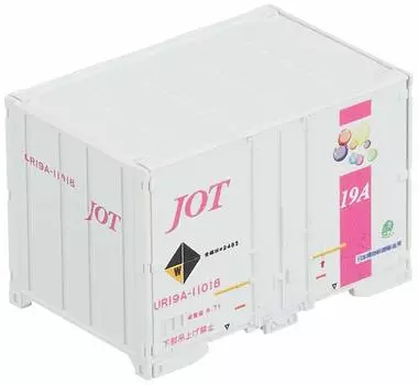 KATO N Gauge UR19A Container Nippon Oil Transport Pink Band 5 Pieces Railway Model Freight Car 23-572