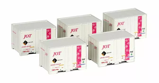 KATO N Gauge UR19A Контейнер Nippon Oil Obi 5 шт. Железнодорожные модели, принадлежности для транспортировки/Сакура 23-578