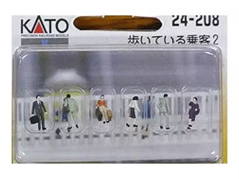 KATO N Gauge Walking Passenger 2 Diorama Supplies 24-208