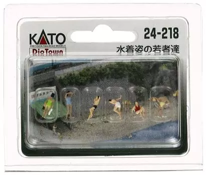 KATO N gauge Young people in swimsuits Diorama supplies 24-218