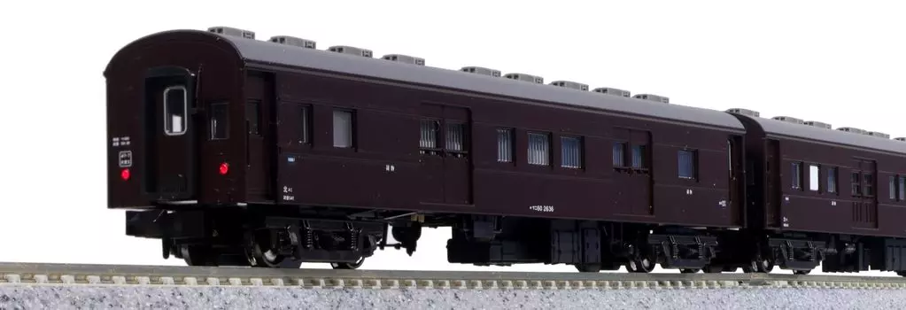 KATO N-колея поезд Tohoku набор железнодорожная модель пассажирский вагон почтовый/багажный 6-вагонный 10-898