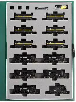 KATO N-образная колея Hakubi Line Lime Transport Freight Train Set Special Product Железнодорожная модель грузового вагона 10-1158