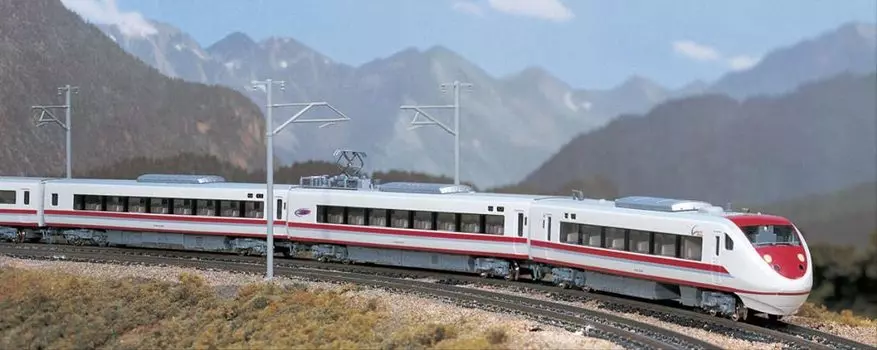 KATO N-образная колея Hokuetsu Express 681 серии 2000 серии Snow Rabbit Express набор специальный проект продукт железнодорожная модель поезда 9-вагонный 10-381 белый