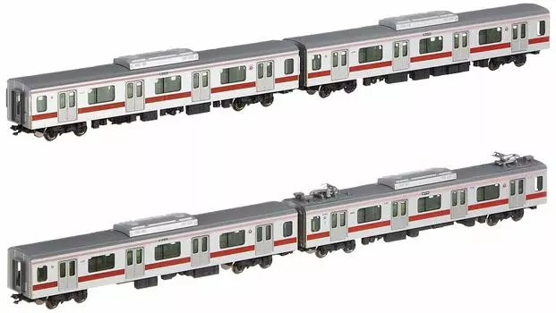 KATO N-образная колея Tokyu Corporation 5050 серия 4000 серия A набор железнодорожная модель поезда дополнительный модуль 4-вагонный 10-1257 серебряный