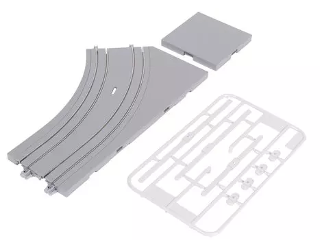 KATO N-образная колея Unitram E, криволинейная колея, пересечение, левое. Поставки моделей железных дорог 40-103-E